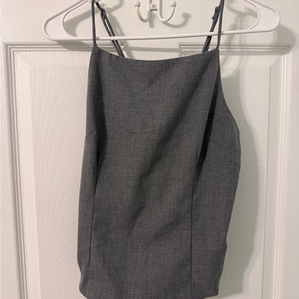 H&M Gray Women's Backless Top